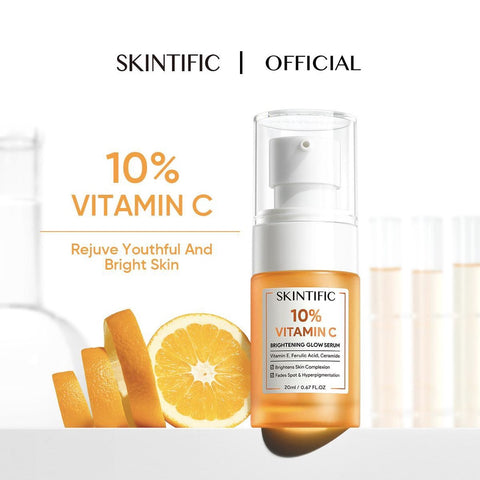 SKINTIFIC 10% Vitamin C Brightening Glow Serum