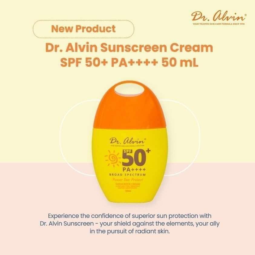 Dr. Alvin Sunscreen Cream SPF 50++++ 50mL  Power Sun Protect