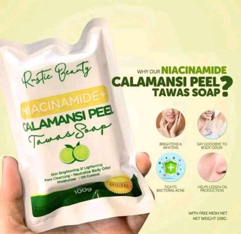 Niacinamide Calamansi Peel Tawas Soap