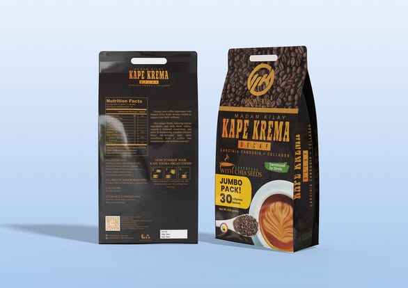 MK Slimming K Kape Krema Decaf Coffee Fat Burner + Collagen (Jumbo Pack)