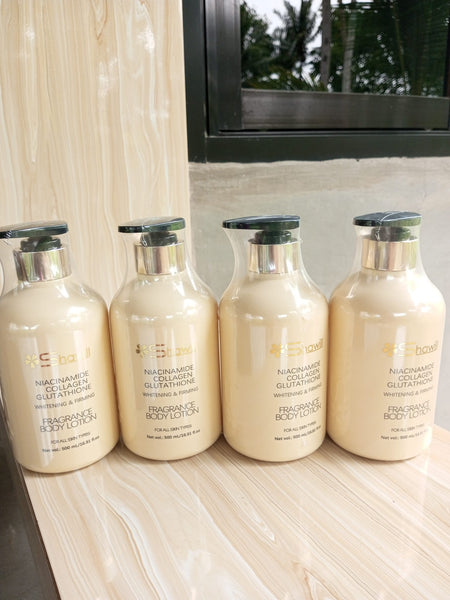 Shawill Sakura Niacinamide Collagen Glutathione Whitening Body Lotion 500mL