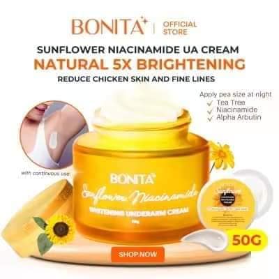 Bonita Sunflower Niacinamide Underarm  Whitening Cream