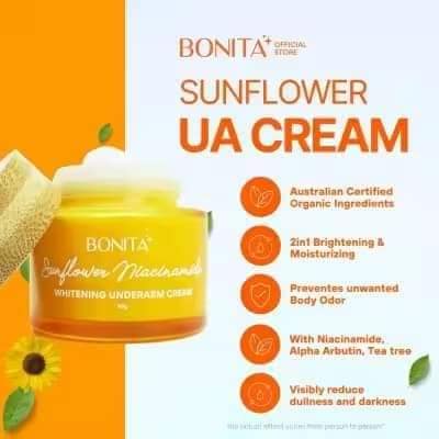 Bonita Sunflower Niacinamide Underarm  Whitening Cream