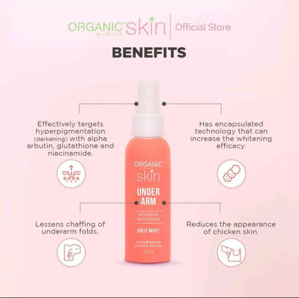 Organic Skin Underarm Deo Mist