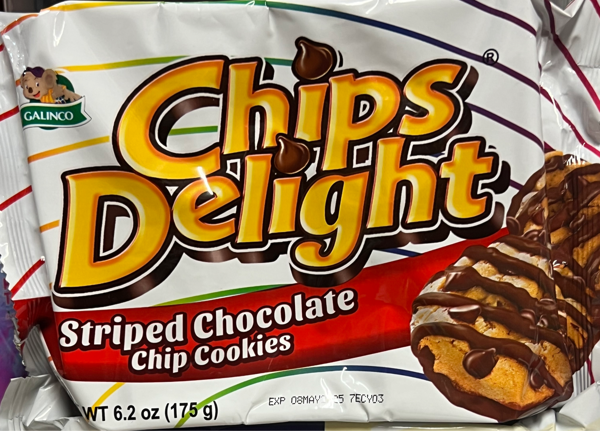 Chips Delight Striped Chocolate Chip Cookies (Big Pack)