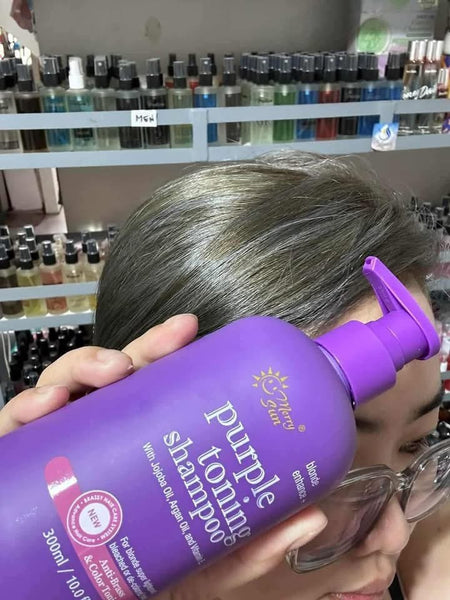 Merry Sun Purple Toning Shampoo and Conditioner Set