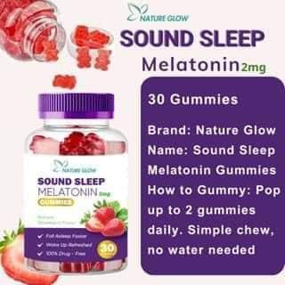 Nature Glow Sound Sleep Melatonin Gummies