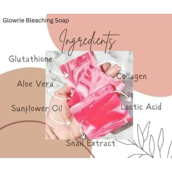 Glowrie Gluta Bleaching Soap (6 bars in a box)