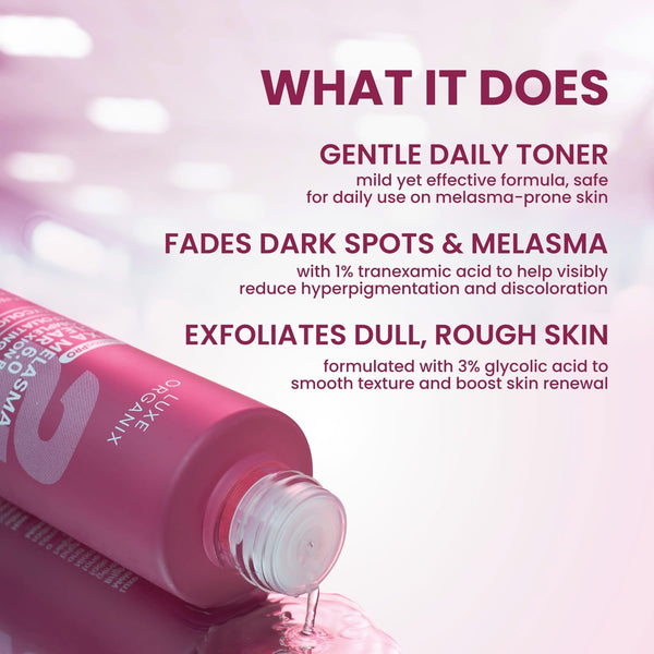 Luxe Organix TXA Melasma Clear Complexion Bright Toner