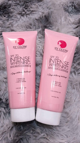 SY Glow SPF70 Intense Whitening Lotion