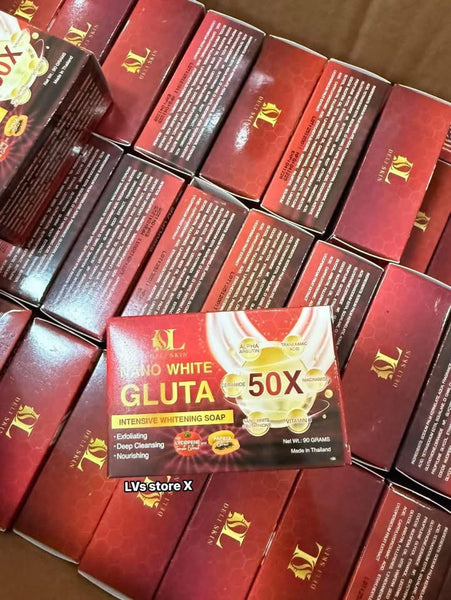 Deli Skin Nano White Gluta  Intensive Whitening Soap