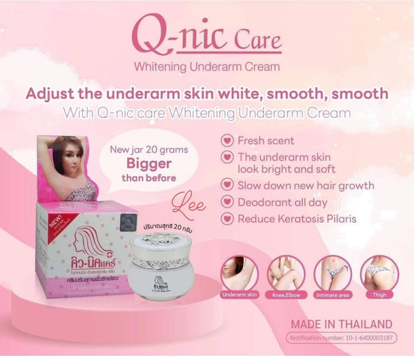 Qnic Care Underarm Whitening Cream