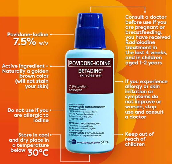 Betadine Skin Cleanser 60ml