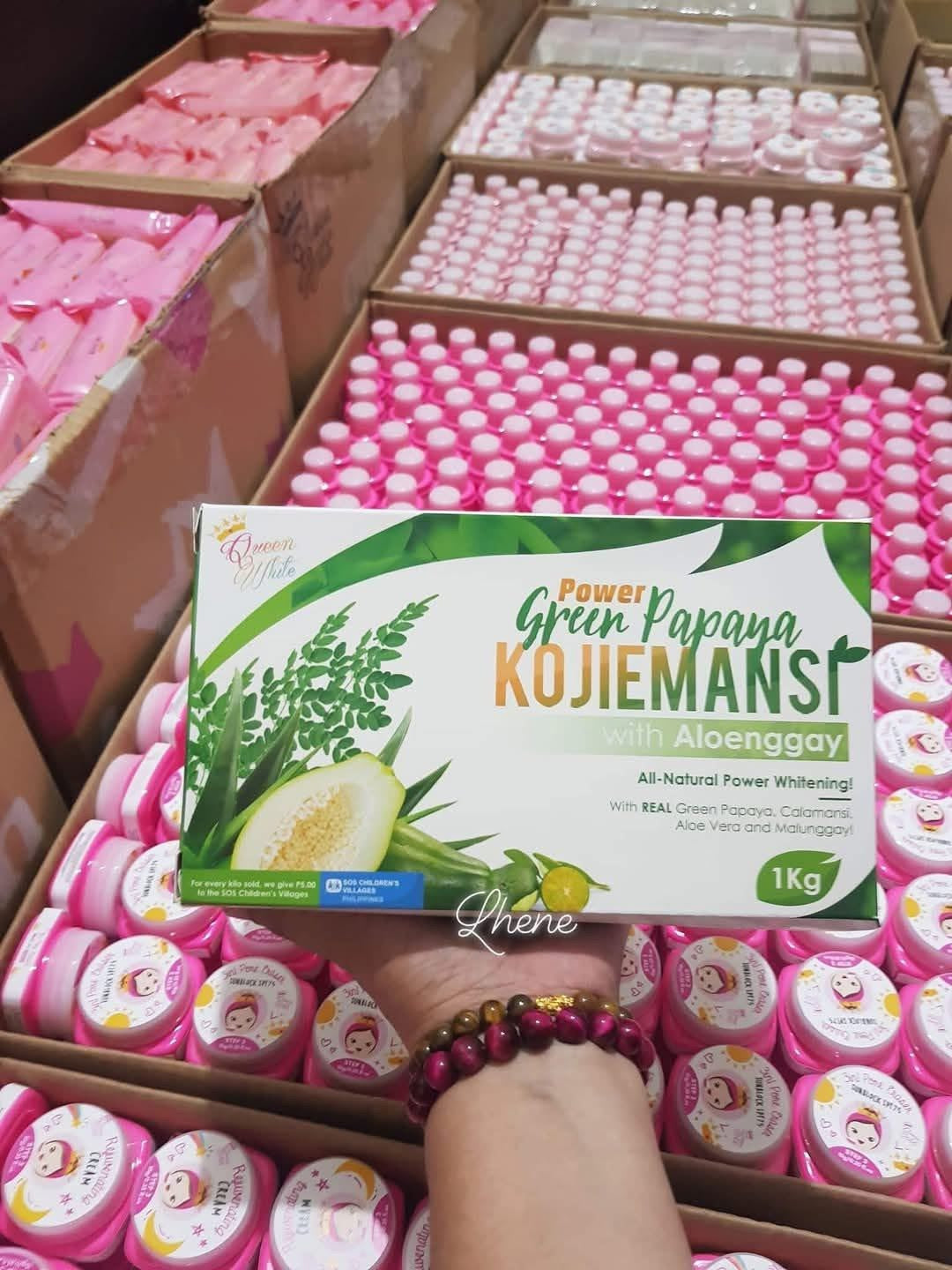 Queen White Kojiemansi Soap 1KG (Ultimate Jumbo Pack)