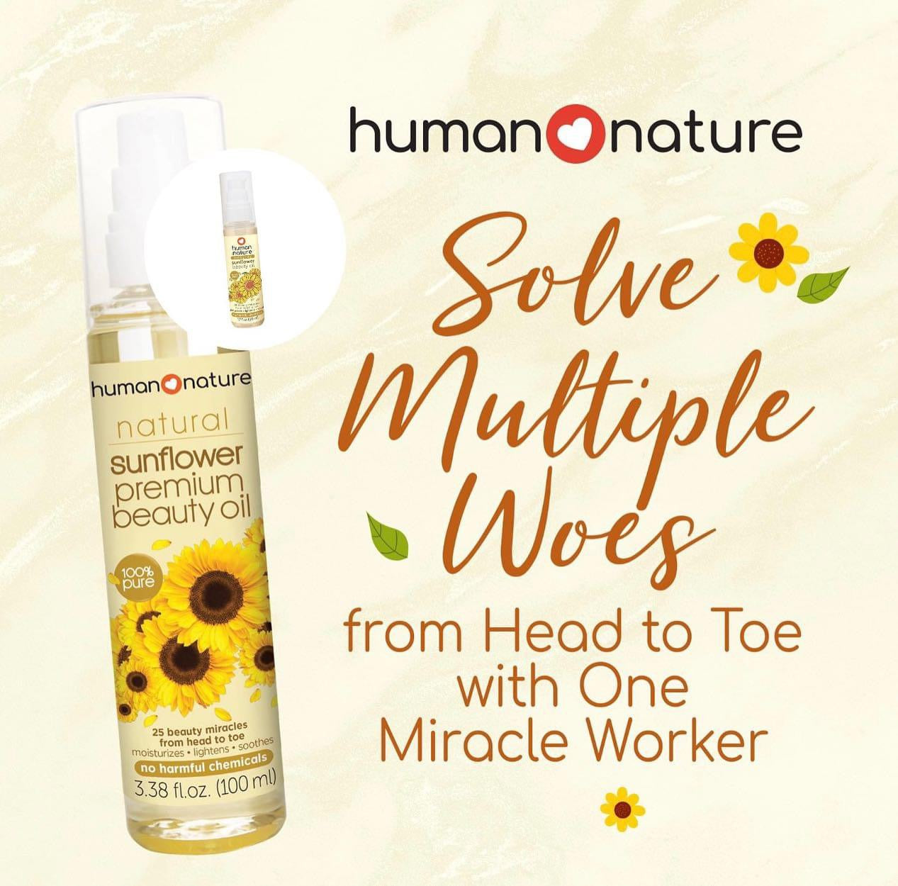 Human Nature Sunflower Oil