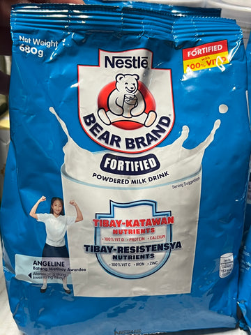 Bear Brand Fortified Powdered Milk 680g