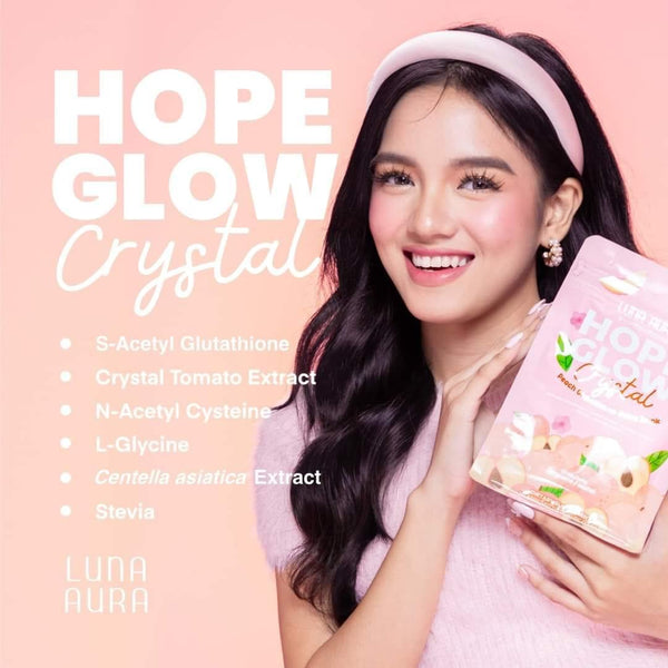 Hope Glow Crystal Glow Peach Glutathione Juice Drink