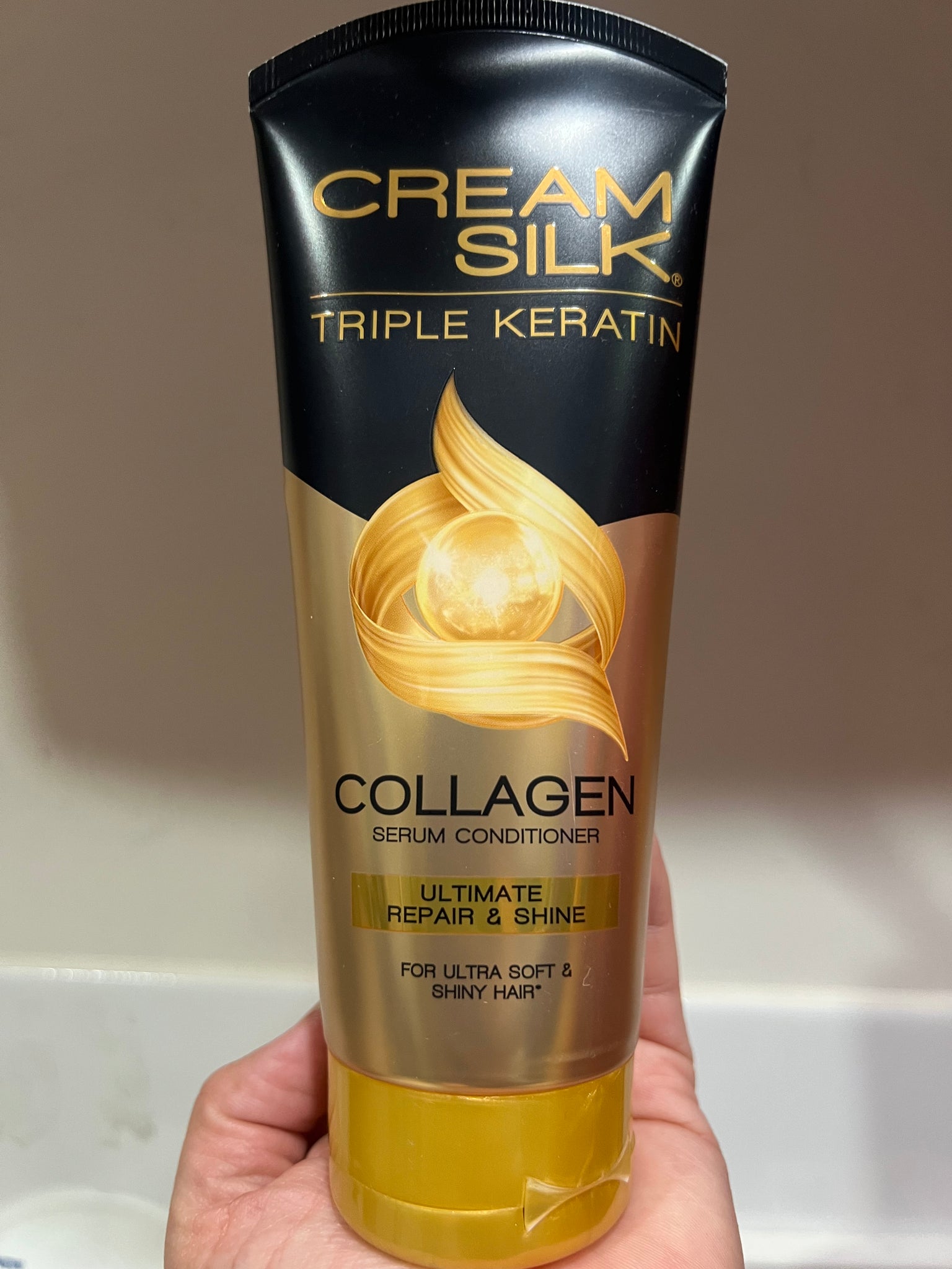 CREAMSILK Cream Silk Triple Keratin COLLAGEN Ultimate Repair and Shine Serum  Conditioner 170ML