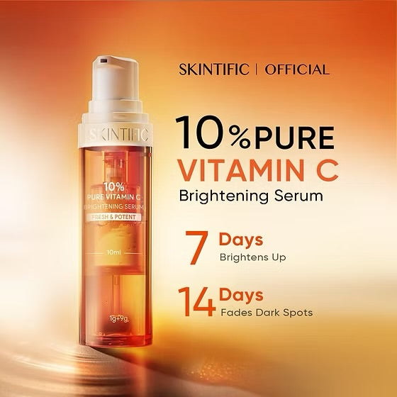 Skintific 10% Pure Vitamin C Brightening Serum 1+1