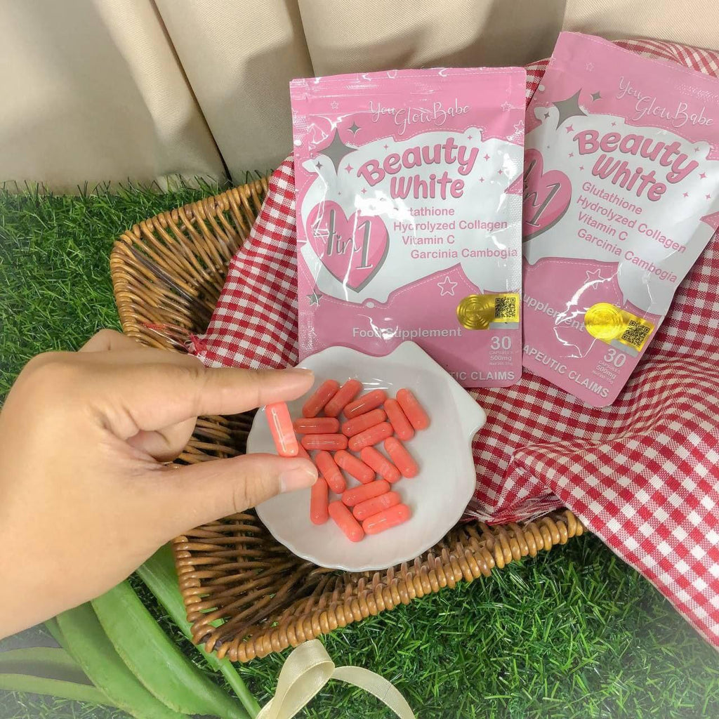 You Glow Babe Beauty White 4in1 Glutathione Hydrolyzed Collagen Vitami Dea's Kitchen and Pinoy Delicacies You Glow Babe Beauty White 4in1 Glutathione Hydrolyzed Collagen Vitami Dea's Kitchen and Pinoy Delicacies