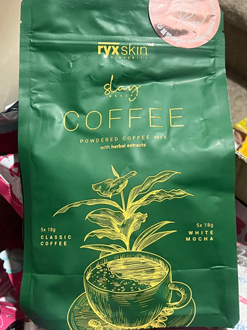 Ryx Skin Coffee Powdered Coffee Mix with Herbal Extracts