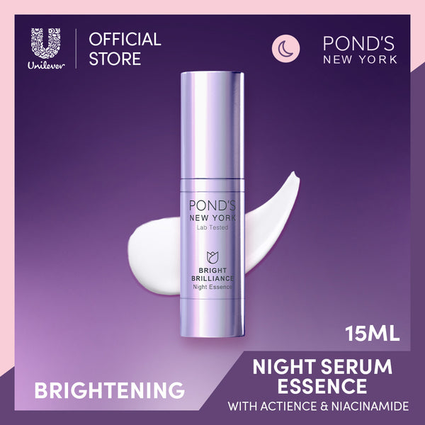 POND'S NEW YORK Bright Brilliance Night Serum Essence Niacinamide