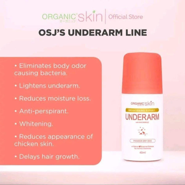 Organic Skin  For Sensitive Skin Intensive Whitening Deo
