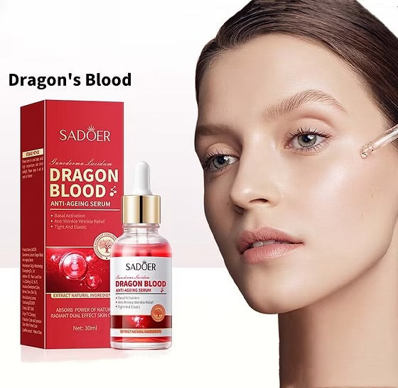 SADOER Dragons Blood Dryness Moisturizing Facial Serum Skin Firming Lifting Fine