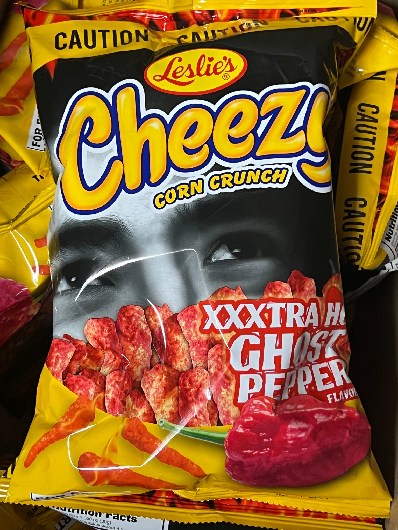 Cheezy Corn Crunch Xtra Hot Ghost Pepper