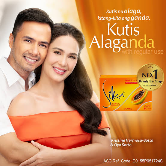 Silka Whitening Papaya Soap Sachet 65g