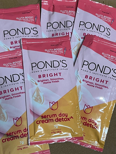 Pond's White Beauty Day Cream Detox For Oily Skin (Sachet)