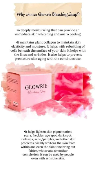 Glowrie Gluta Bleaching Soap (6 bars in a box)