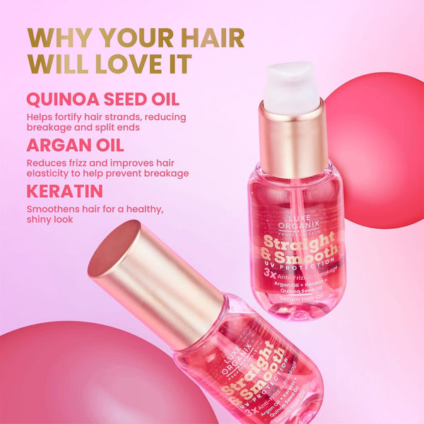 Luxe Organix Straight & Smooth Serum Hair Oil