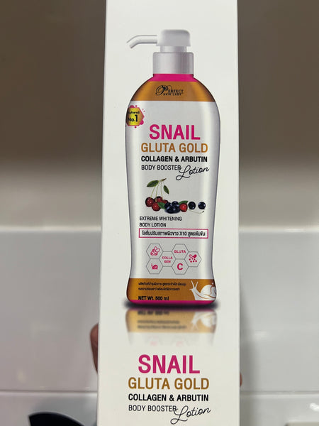 Perfect Skin Lady Snail Gluta Gold Collagen & Arbutin Body Booster Lotion