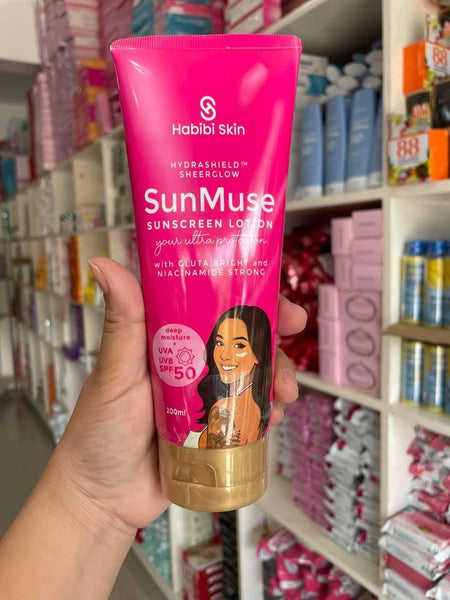 Habibi Skin SunMuse Sunscreen Lotion SPF50 – 200ml