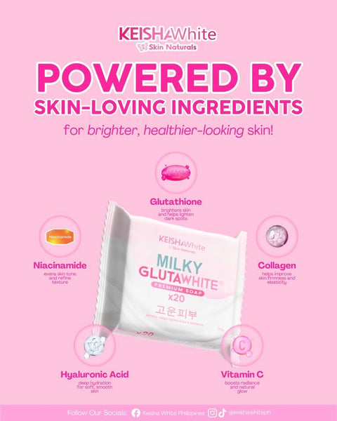 KEISHA WHITE Milky Gluta White Soap