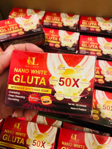 Deli Skin Nano White Gluta  Intensive Whitening Soap