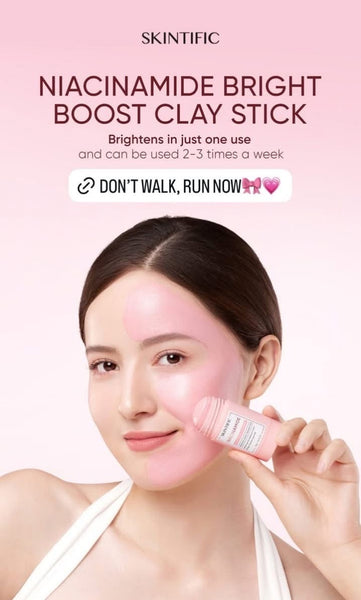 Skintific Niacinamide Bright Boost Clay Stick 40g