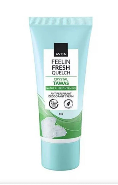 Feelin Fresh Quelch Crystal Tawas Anti-Perspirant Deodorant Cream 55 G