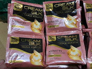 CREAMSILK Triple Keratin Serum Conditioner Ultimate Straight Sachet