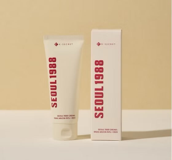Seoul 1988 Cream : Snail Mucin 93% + Rice | 100ml