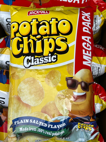 Potato Chips Classic Plain Salted Jumbo Party Pack