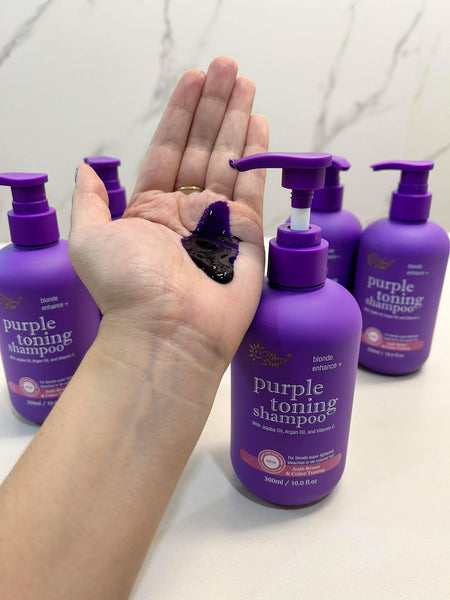 Merry Sun Purple Toning Shampoo and Conditioner Set