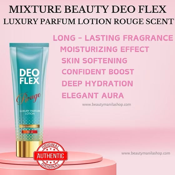 Deoflex Luxury Parfum Lotion (Rouge & Paris scent) 150ml