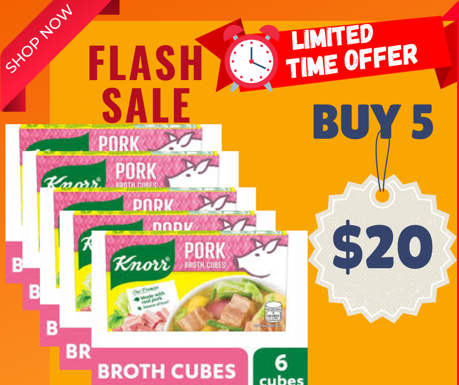 Knorr Pork Cubes Bulk Buy ( Buy 5 packs for $20 )