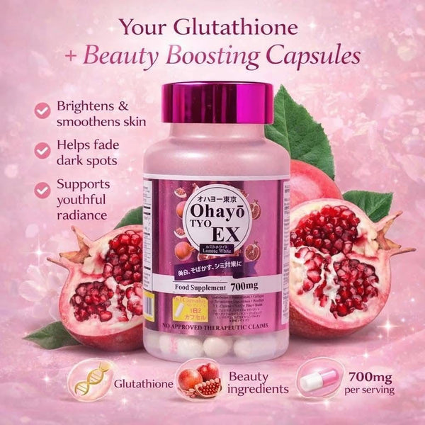 Ohayo TYO EX Lumine White Glutathione 700mg (60 Capsules)