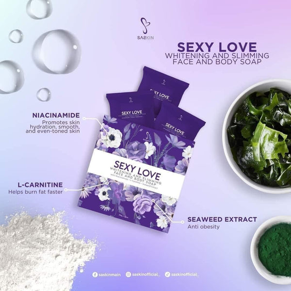 Sexy Love Whitening and Slimming Face and Body Soap