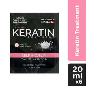 Luxe Organix Premium Keratin Milk Protein 6s