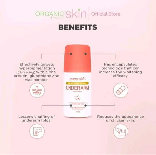 Organic Skin  For Sensitive Skin Intensive Whitening Deo