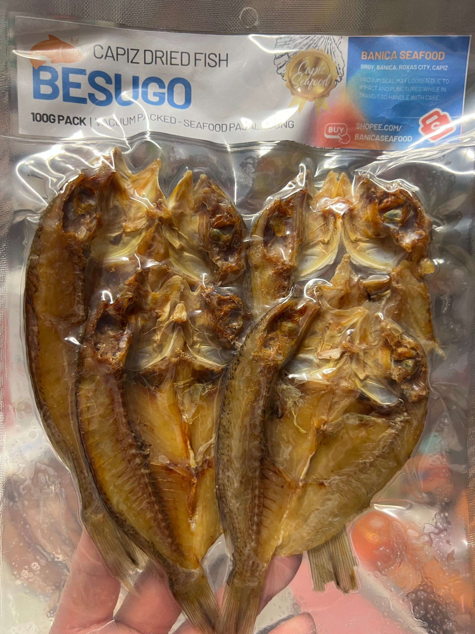 Dried Besugo   (Capiz Dried Fish Vacuum Packed)